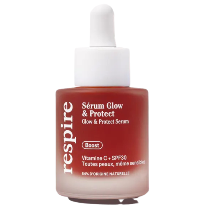Sérum glow & protect SPF30 Respire - flacon-pipette de 30ml
