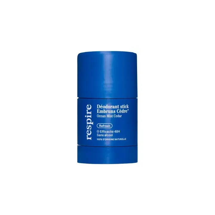 Déodorant embruns cèdre Refresh bio Respire - stick de 50g