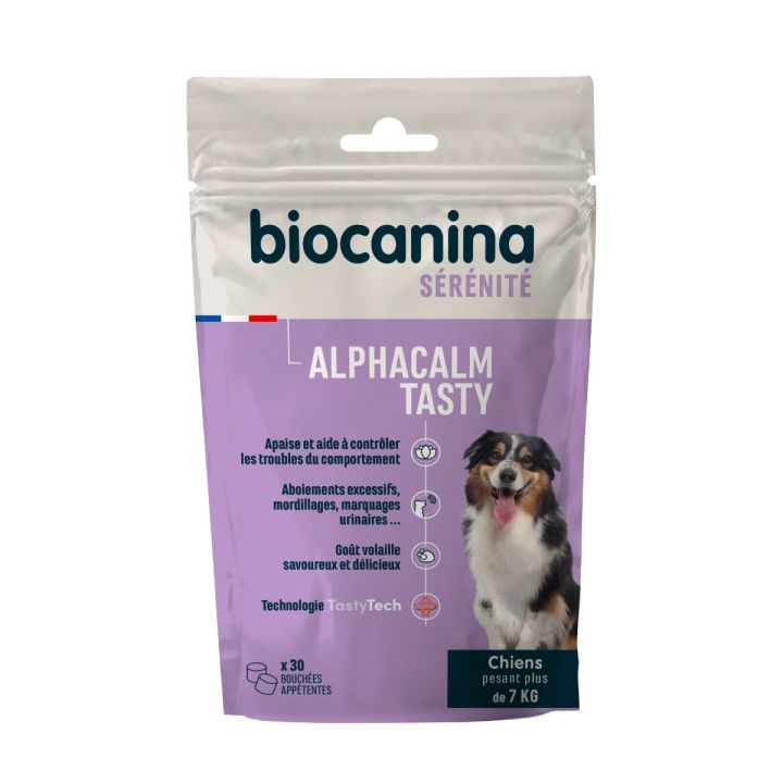 Alphacalm Tasty Chien Biocanina - sachet de 30 bouchées