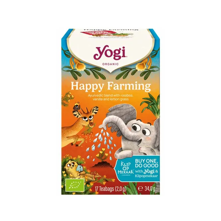 Happy Farming infusion Yogi Tea - boite de 17 sachets 