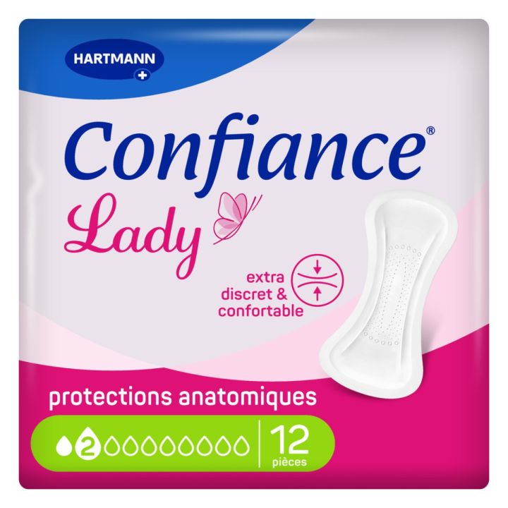 Confiance Lady Protections anatomiques Absorption 2 Hartmann - 12 protections anatomiques