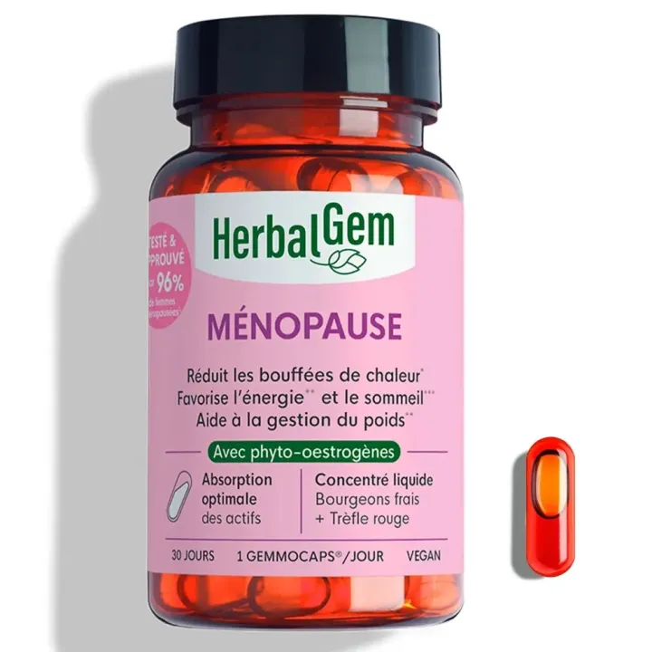 Ménopause Herbalgem - boite de 30 gélules