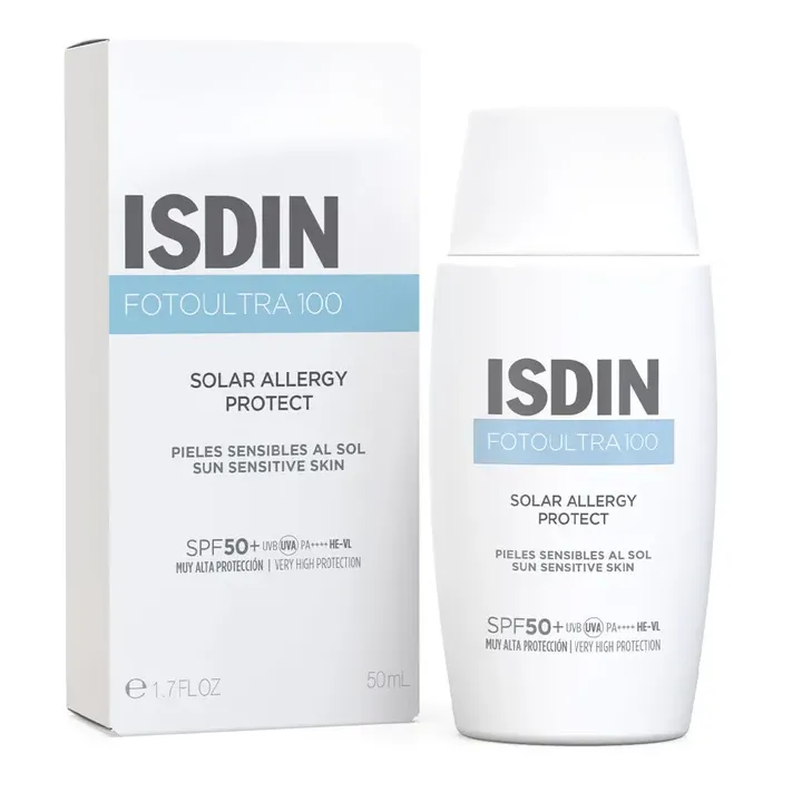 Fotoultra 100 Solar allergy protect SPF50+ Isdin - flacon de 50ml