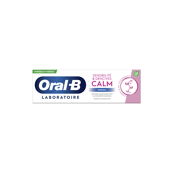Dentifrice Calm original sensibilité et gensives Oral-B - tube de 75ml