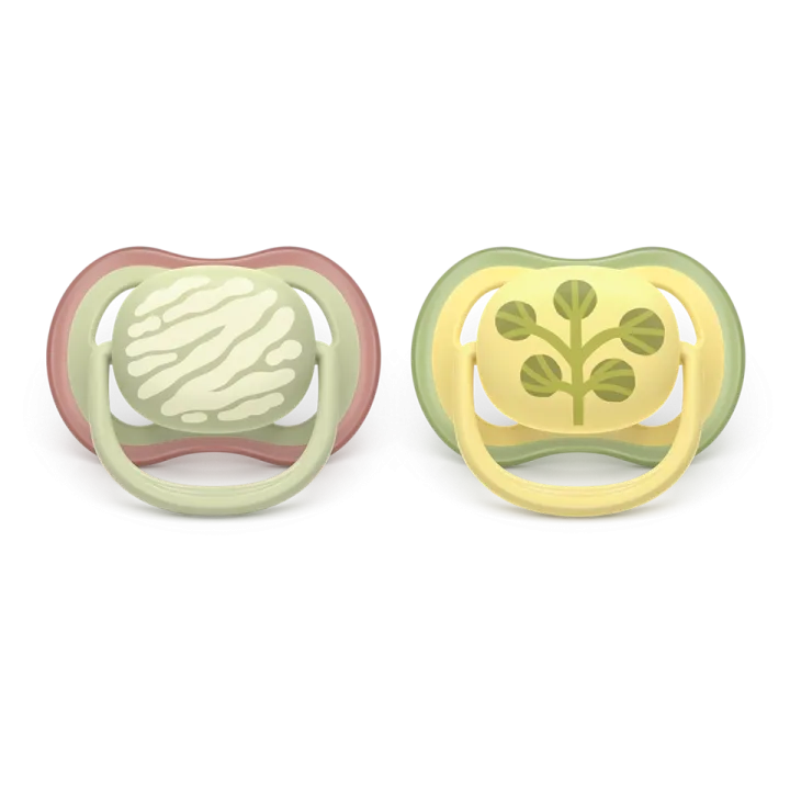 Ultra Air colors of nature Sucette 18 mois+ Avent - lot de 2 sucettes