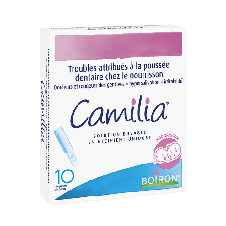 Camilia solution buvable en récipient unidose Boiron - 10 unidoses de 1 ml