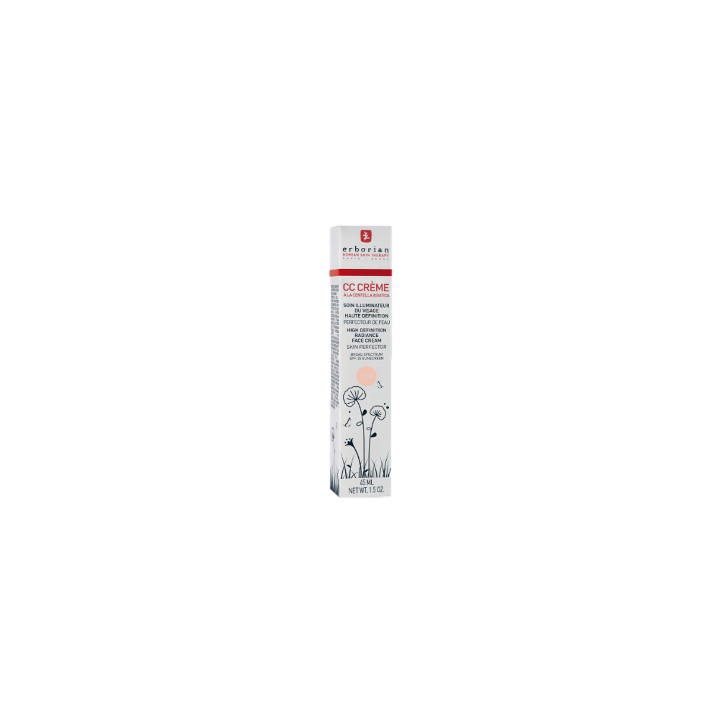 CC Crème à la Centella Asiatica Erborian 45 ml - Teinte : Clair - tube de 45 ml