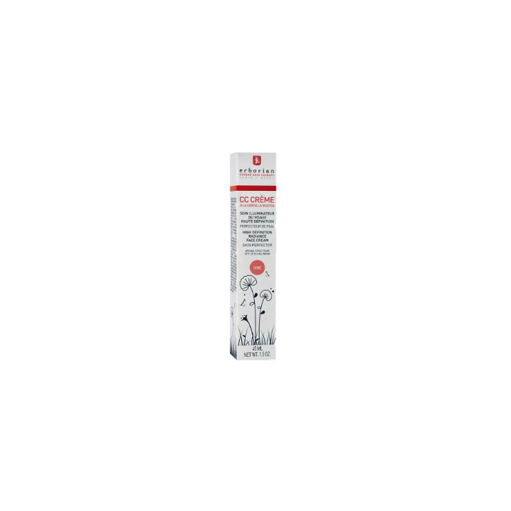 CC crème à la Centella Asiatica Erborian - Teinte : Doré - tube de 45 ml
