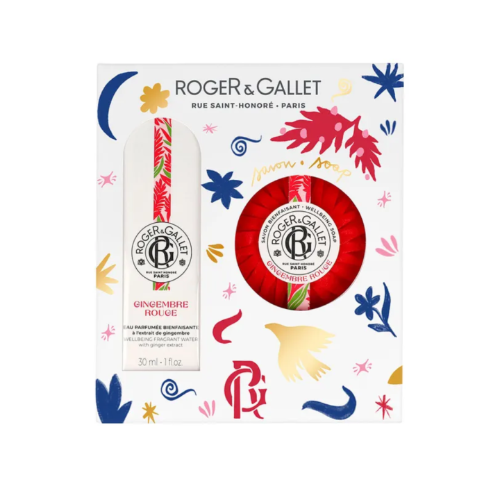 Coffret Gingembre rouge Roger & Gallet - coffret de 2 produits
