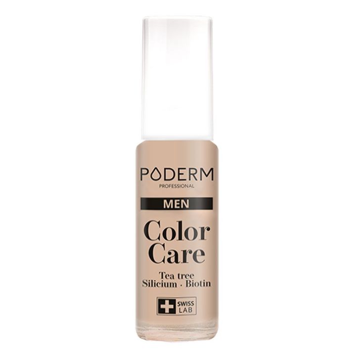 Color Care Vernis soin au tea tree Men Poderm - flacon de 8ml