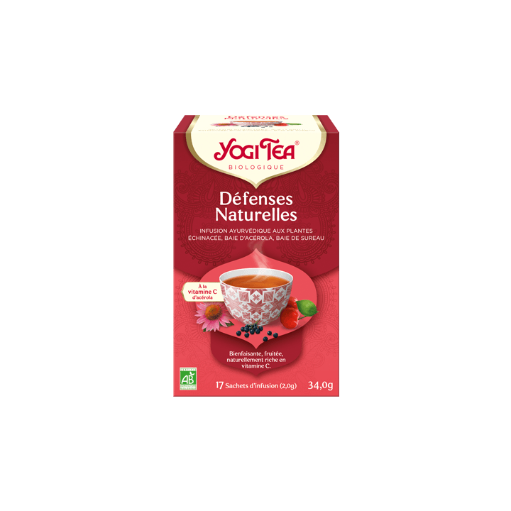 Défenses naturelles bio Yogi Tea - boîte de 17 sachets