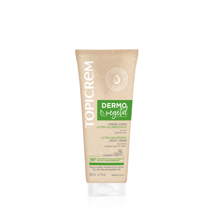 Dermo végétal crème corps ultra-nourrissante Topicrem - tube de 200 ml