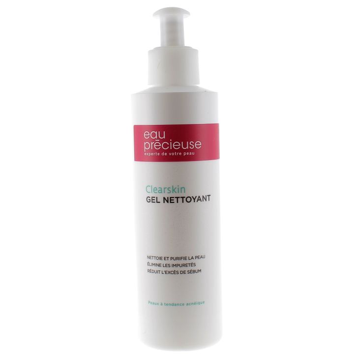 Gel nettoyant Clearskin Eau Précieuse - flacon-pompe de 200 ml