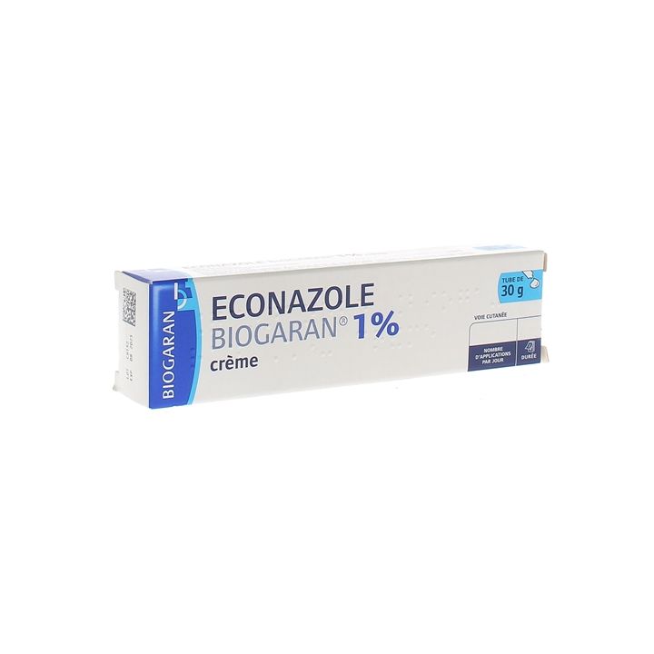 Econazole crème 1% Biogaran - tube de 30 g