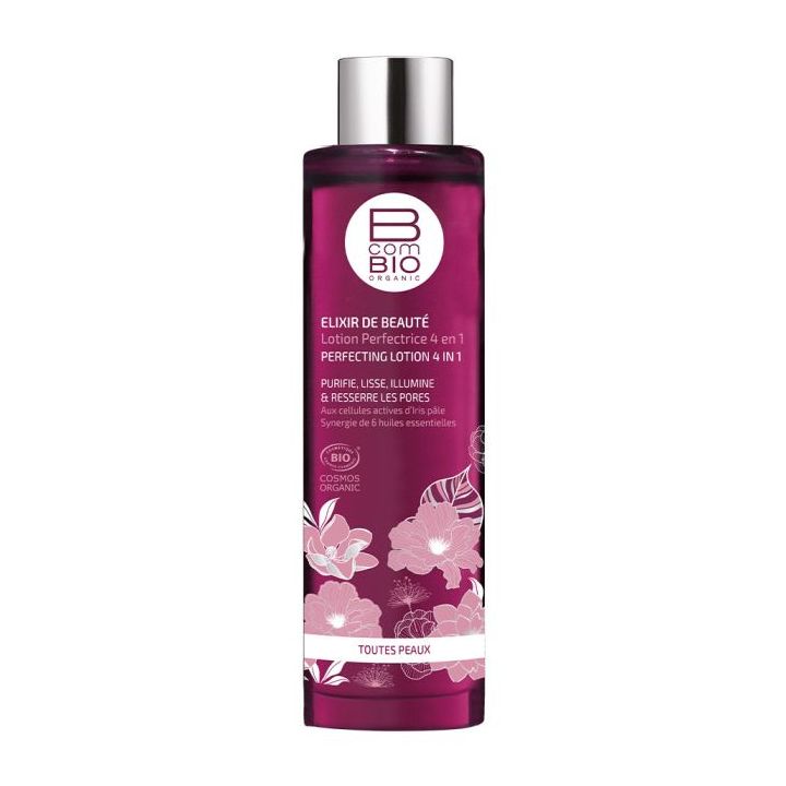 Elixir de beauté Lotion perfectrice 4 en 1 bio Bcombio - flacon de 200ml