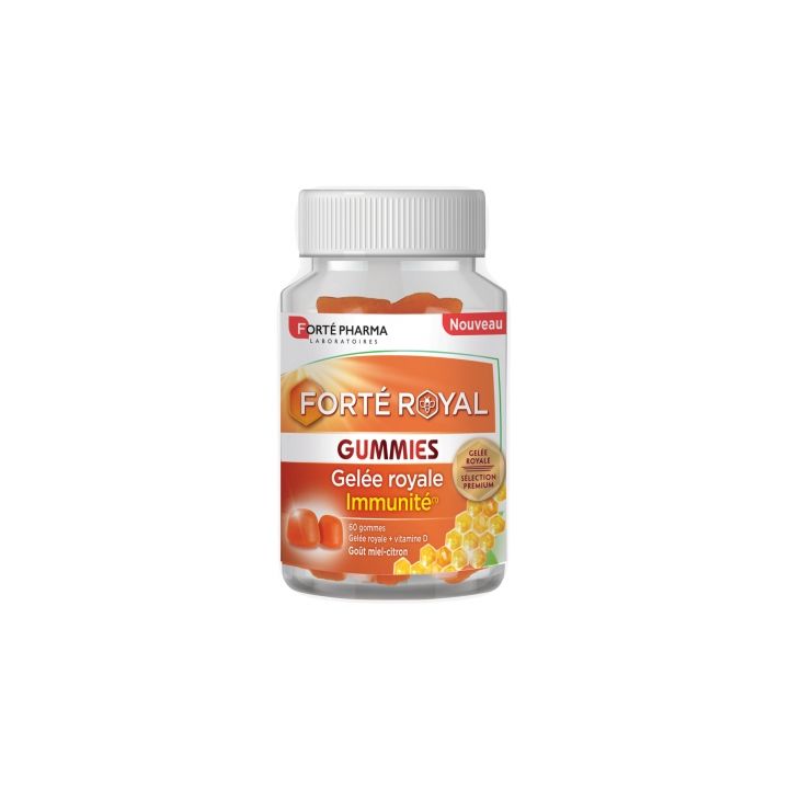 Forté Royal Gelée royale immunité Forté Pharma - pot de 60 gummies