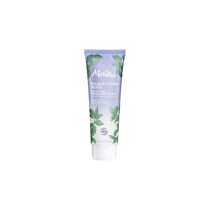Gel-en-huile démaquillant douceur Melvita - flacon de 125ml