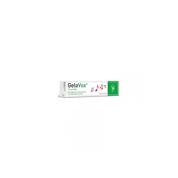 GeloVox pastilles pour la gorge Pohl Boskamp - boite de 20 pastilles