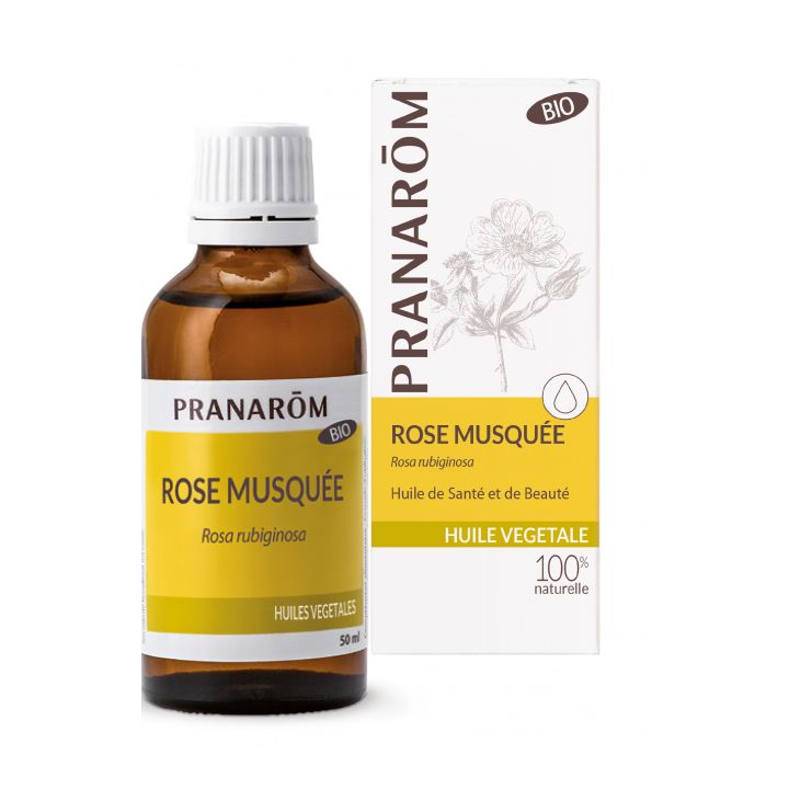 Huile végétale BIO Rose musquée Pranarôm - flacon de 50 ml