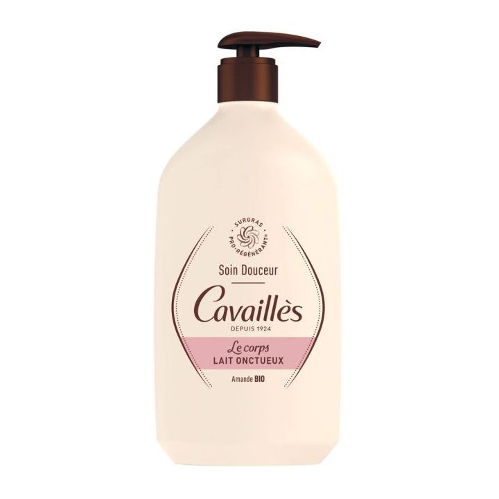 Lait onctueux douceur corps Rogé Cavaillès - flacon-pompe de 500ml