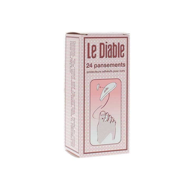 Le Diable Pansements adhésifs cors - boîte de 24 pansements