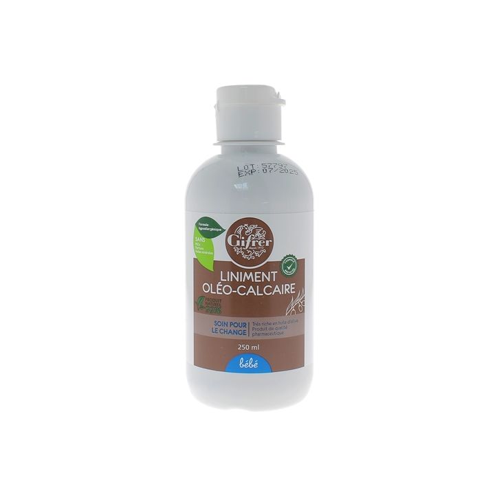 Liniment pour bébé oléo-calcaire Gifrer - flacon de 250ml