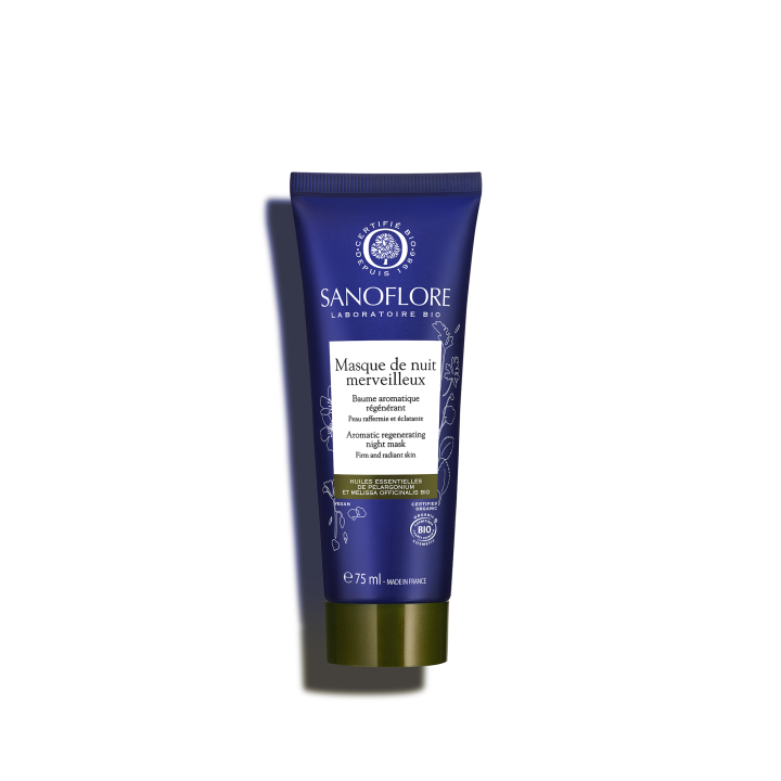 Masque de nuit merveilleux Sanoflore - tube de 75 ml