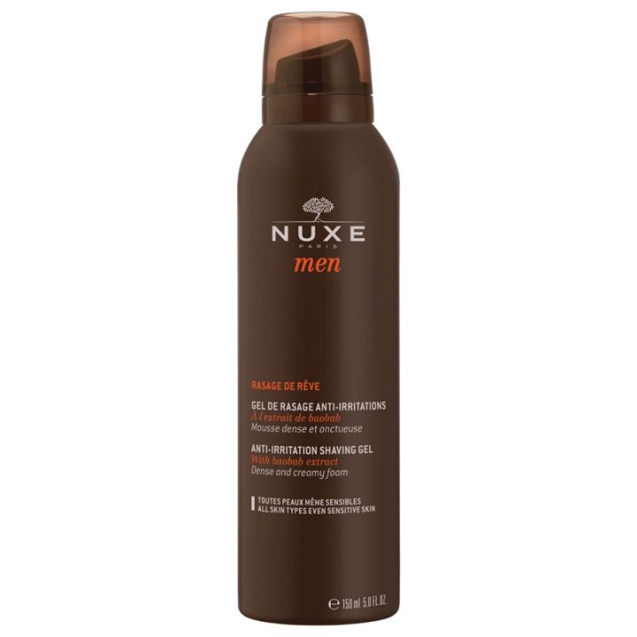Gel de rasage anti-irritations Nuxe men - flacon de 150 ml