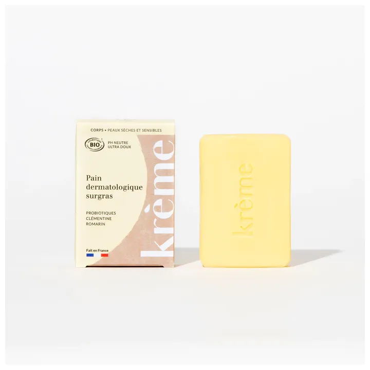 Pain lavant corps bio Krème - pain de 100g