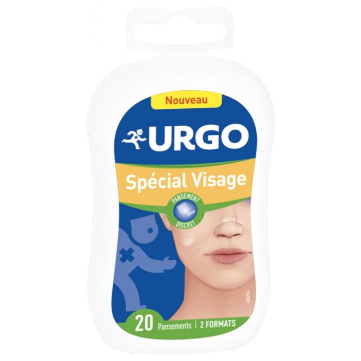 Pansements spécial visage Urgo - boîte de 20 pansements