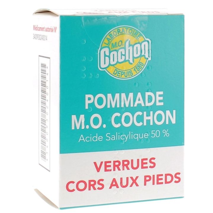 Pommade cochon verrues cors aux pieds - pot de 10 g