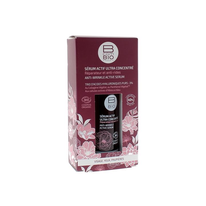 Sérum actif ultra concentré BcomBIO - flacon de 30ml