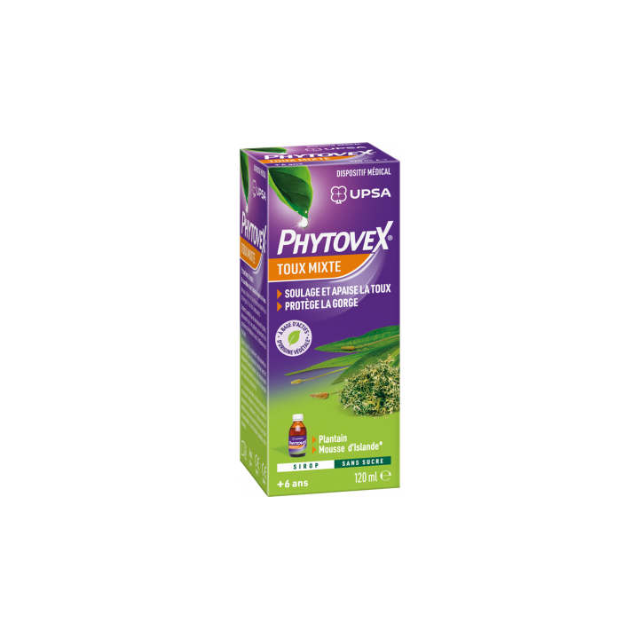 Phytovex Sirop toux mixte UPSA - flacon de 120ml