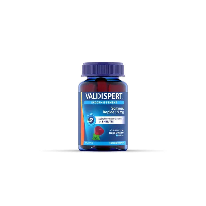 Sommeil rapide 1,9 mg Valdispert - pot de 30 gommes