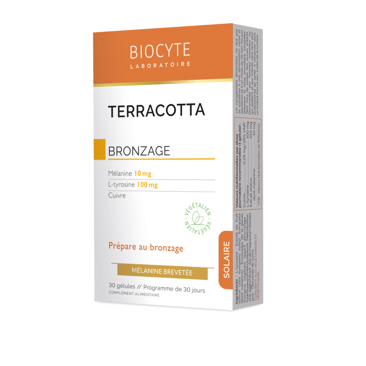 Terracotta bronzage Biocyte - boîte de 30 gélules