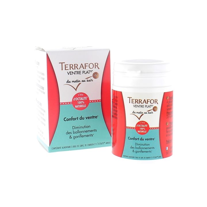 Terrafor Ventre plat Confort du ventre Laboratoire Source Origine - boîte de 50 gélules