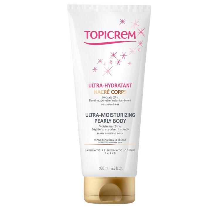 Ultra-hydratant nacré corps Topicrem - tube de 200 ml
