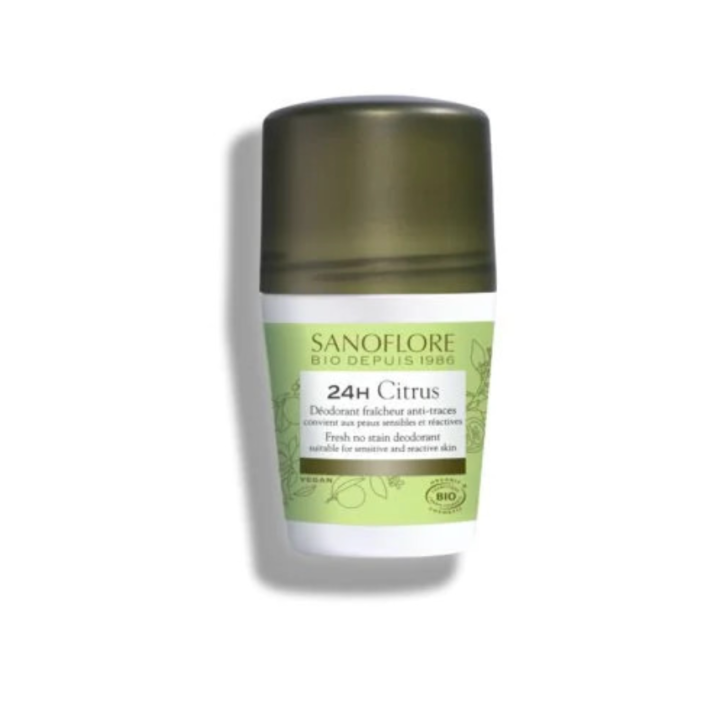 Déodorant 24 citrus Sanoflore - roll-on de 50ml