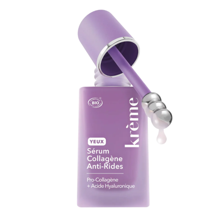 Sérum collagène anti-rides yeux Krème - flacon-recharge de 15ml