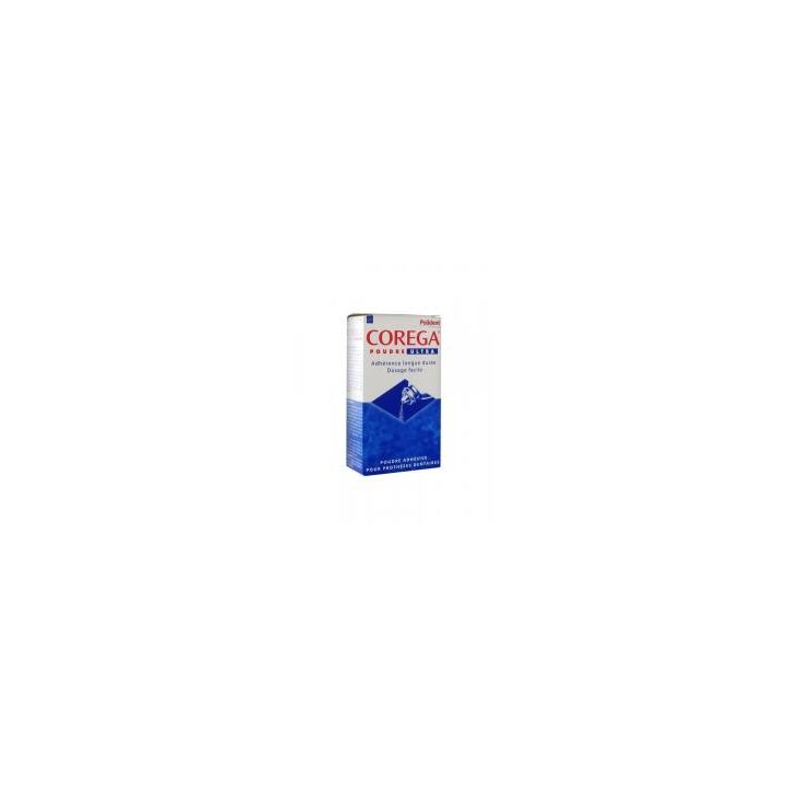 Corega Poudre Ultra fixation pour prothèses dentaires Polident - flacon de 40 g