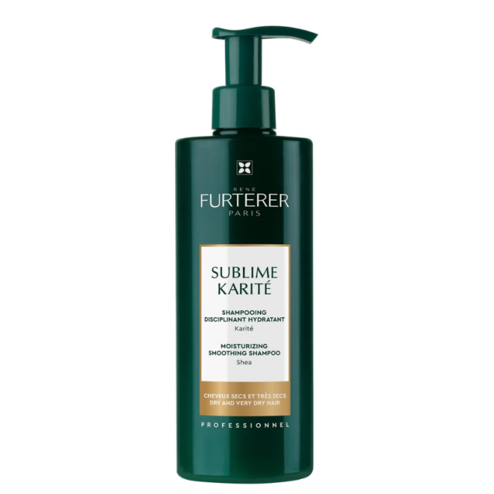 Sublime Karité shampooing disciplinant hydratant René Furterer - flacon-pompe de 500ml