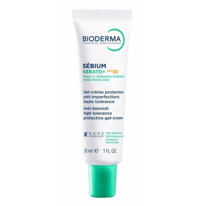 Sébium Kerato+ gel-crème protecteur anti-imperfections SPF30 Bioderma - tube de 30ml