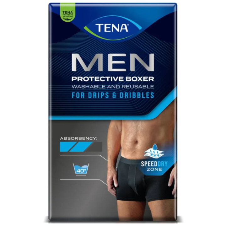 Men boxer lavant lavable réutilisable taille XL Tena - un boxer