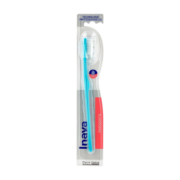 Brosse à dents Inava parodontie coupe V - 1 brosse à dents