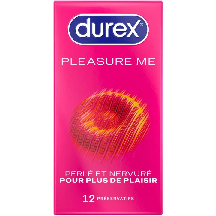 Préservatifs Pleasure Me Durex - boîte de 12 préservatifs