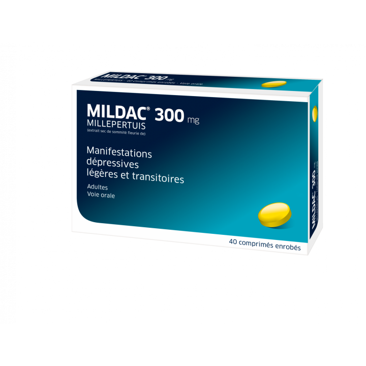 Mildac 300 mg comprimé enrobé - boite de 40 comprimés