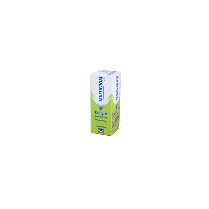 Multicrom 2% collyre en solution - flacon de 10 ml
