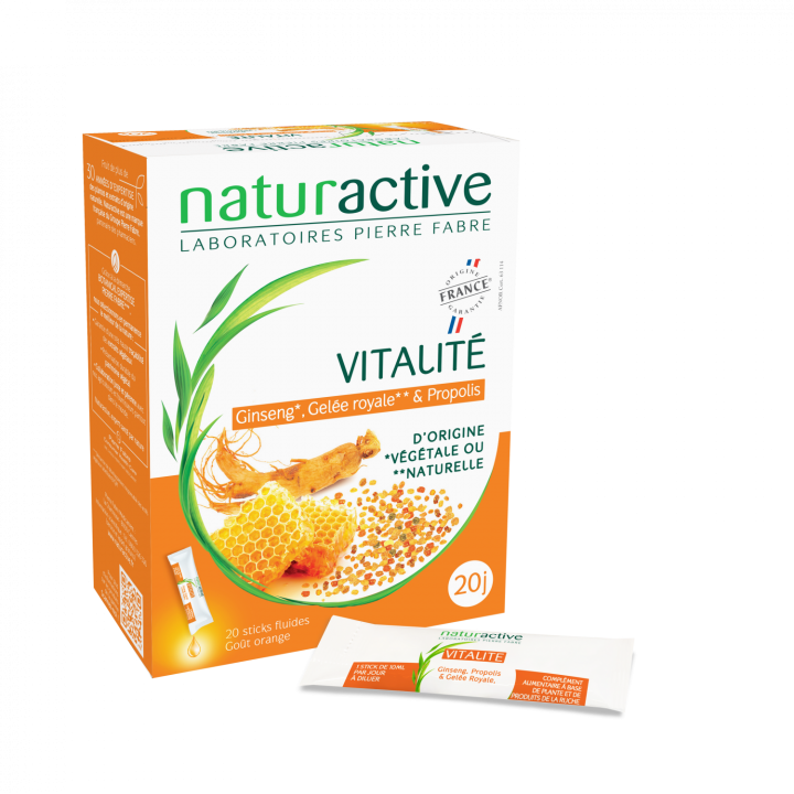 Elusanes vitalité stick fluide Naturactive - boîte de 20 sticks