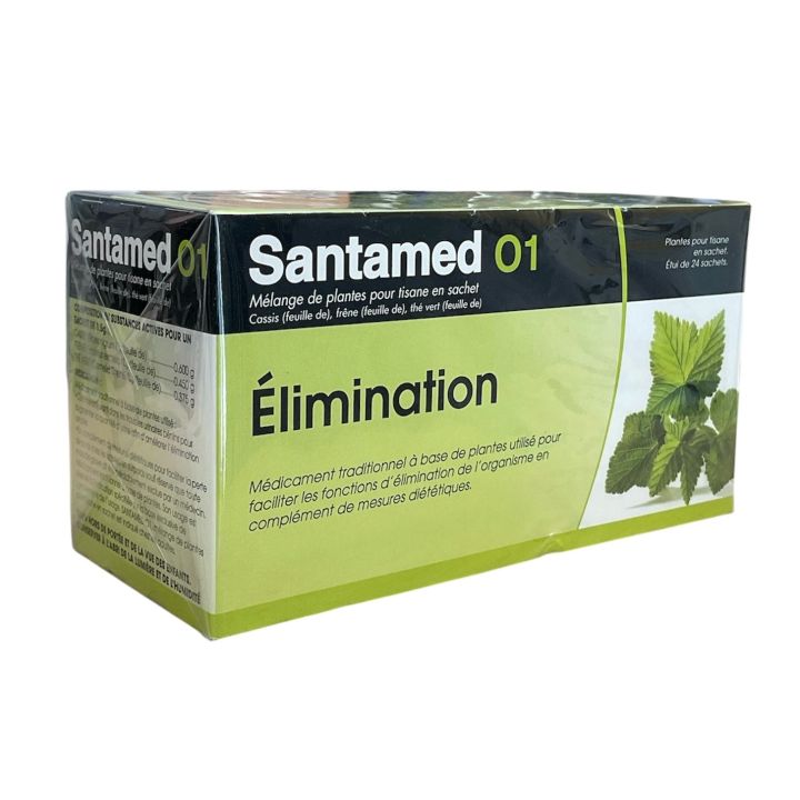 Santamed 01 élimination tisane - boite de 24 sachets 
