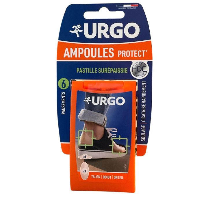 Ampoules protect pastille surépaissie Urgo - 6 pansements 